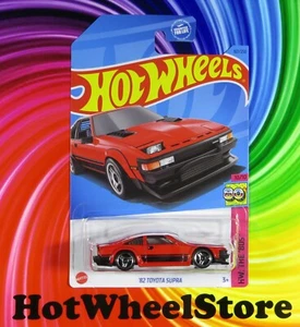 Tarjeta #167 HW14-072723 2023 Hot Wheels Red '82 Toyota Supra The 80s - Imagen 1 de 7