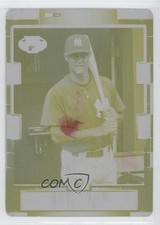 2008 TRISTAR Prospects Plus Printing Plate Yellow 1/1 Garrison Lassiter #071 0j8