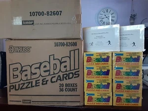 1989 Donruss Wax Box New Sealed FASC Possible Ken Griffey, Randy Johnson RC - Picture 1 of 4