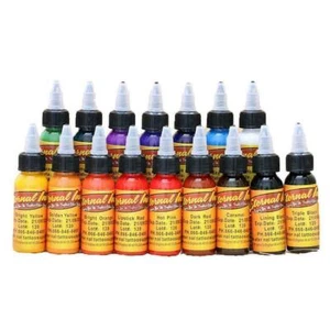 Eternal Tattoo Ink Set 16 Colors Set 1oz 30ml Permanent See Professional Makeup - Picture 1 of 12