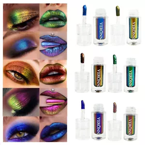 Ombretto Liquido Per Trucco Glitter In Polvere Sfumata Chameleon Caldo + + - Foto 1 di 22