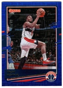 Troy Brown Jr 2020-21 Panini Donruss Choice Blue Holo SP /49 Washington Wizards - Picture 1 of 2
