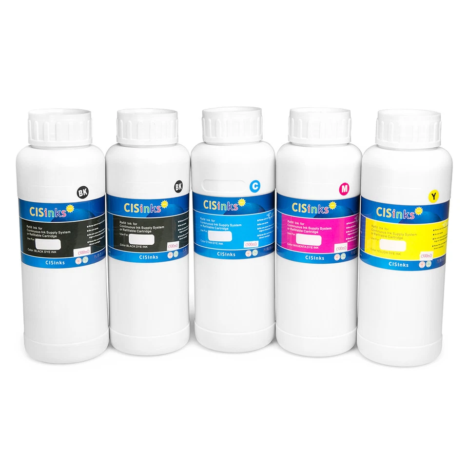 5-Pack 2500ml Large Ink SET Refill alternative for XP-620 XP-820 XP610 - Image 1 of 1