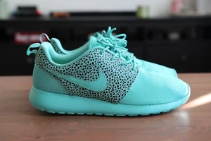 Nike Roshe Run Premium Safari Size 8.5 Crystal Mint (525234-300) - Picture 1 of 7
