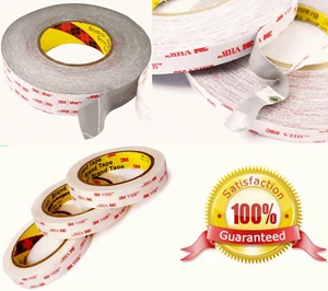 CINTA AUTOADHESIVA TRANSPARENTE O GRIS 3M VHB DOBLE CARA ~ Rollos de acrílico de alta resistencia - Imagen 1 de 13