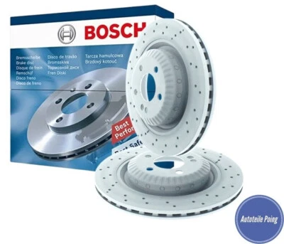 DISCOS DE FRENO BOSCH 340MM TRASEROS MERCEDES BENZ CLASE S W222 V222 X222 A217 C217 Foto 1 de 2