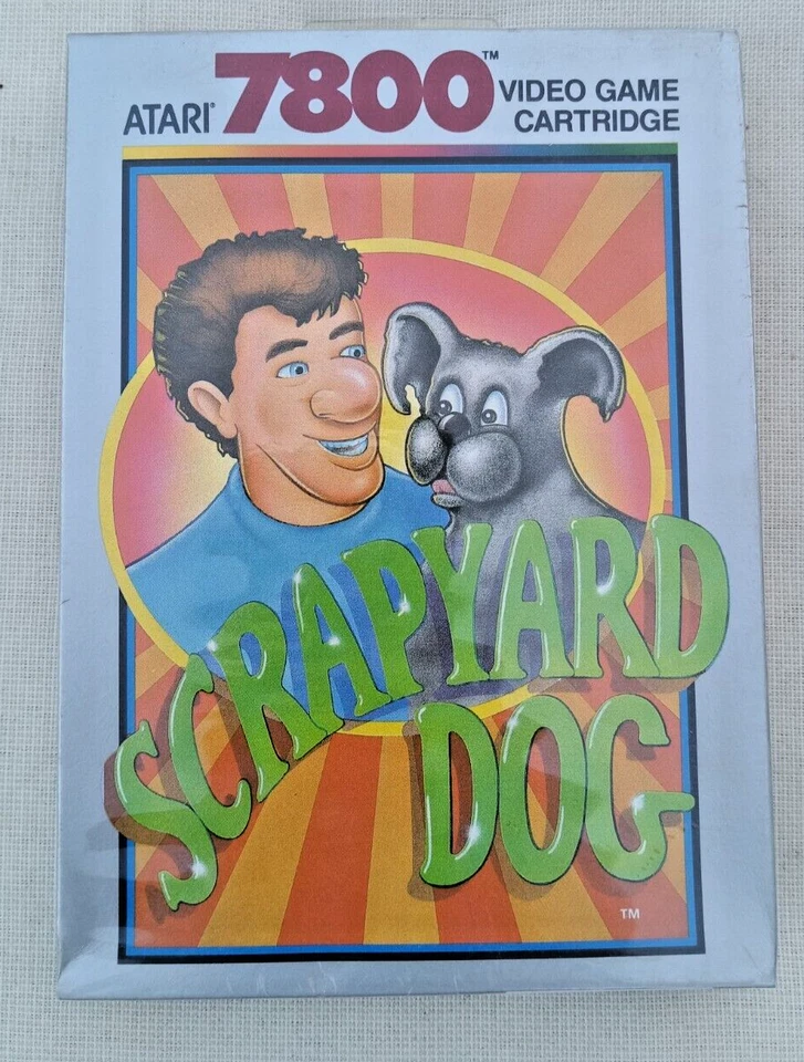Scrapyard Dog Atari 7800 Game Cart;Excellent NOS; Orig factory wrap CX7879 - Image 1 of 4