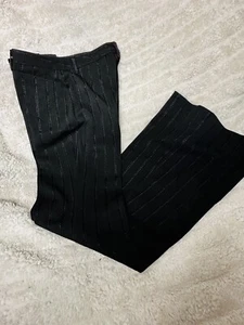 Vertigo Paris Dress Pants Wide Leg Embroidery Striped Size US6 - Picture 1 of 6