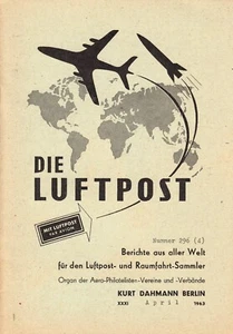 23137/ Aero Philatelisten Club - Die Luftpost – April 1963 - Picture 1 of 1