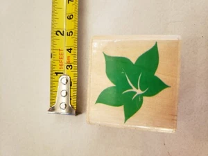 1990 Rubber Stampede sweet leaf Z-376-C rubber stamp - Picture 1 of 3