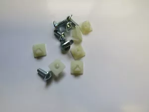 fits 66 67 68 69 70 71 72 73 74 Charger Coronet License Plate Fastener Set NEW - Foto 1 di 1