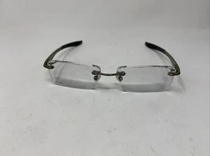 Oakley EVADE 22-174 BRUSHED CHROME 53-18-133 FLEX HINGE EYEGLASSES RA85 - Picture 1 of 8