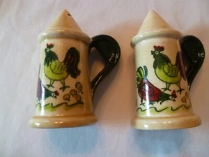 Metlox Poppytrail homestead salt pepper Vintage 4 inch - Picture 1 of 3