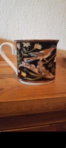 VILLEROY & BOCH INTARSIA MUG FOR COFFEE OR TEA Bird and Flower Theme  - Picture 1 of 9