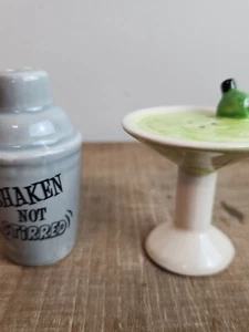 pier one salt and pepper shakers margarita glass and shaker cup set - Picture 1 of 17