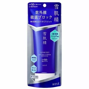 Sekkisei UV Skincare Defense Essence Gel SPF50+ PA++++ KOSE 90g Sunscreen New JP - Picture 1 of 5