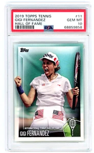 Gigi Fernandez 2019 Topps Tennis #11 PSA 10 Edelsteine neuwertig Hall of Fame - Bild 1 von 3