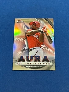 2022 Topps Finest Baseball Aura of Excellence Insert Card of Adrian Beltre!! - Picture 1 of 1
