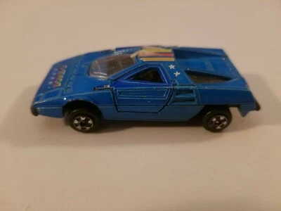 De colección posiblemente 1986 Tomy Tomica Pocket Cars Dome - O Lamborghini Azul RARO Foto 1 de 4