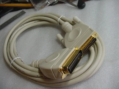 Monster DB25 Male C36 Male Parallel Printer Serial Cable XTRA LONG 12' IEEE-1284 - Image 1 of 4