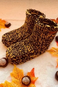Gammlos Häkelschuhe Hüttenschuhe Pantoffeln Puschen Hausschuhe Gr von 36-46 - Bild 1 von 8