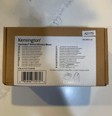 Kensington Vertical Wireless Mouse A2117D - Image 1 of 3