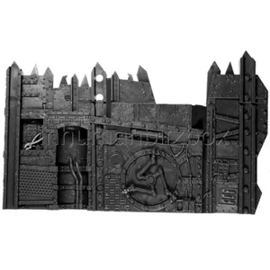 KTOD18 GRANDE CLOISON DECORS ORK KT OCTARIUS WARHAMMER 40000 BITZ W40K B3 - Picture 1 of 1