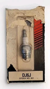 Champion Chain Saw Spark Plug. DJ6J. Stock No. 851. NOS. 1983 - Picture 1 of 2