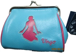 Strada Zodiac Jungfrau Small Snap Coin Purse August 22-September 22 Vintage - Bild 1 von 7