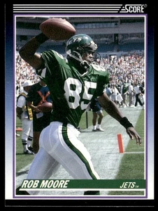 1990 Score Rookie & Traded #62T Rob Moore RC New York Jets NM+ - Picture 1 of 2