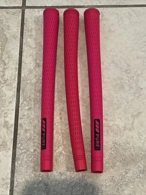 3 Pure Grips Pro Standard Grip - Cor rosa neon não tamanho médio três - Imagem 1 de 4