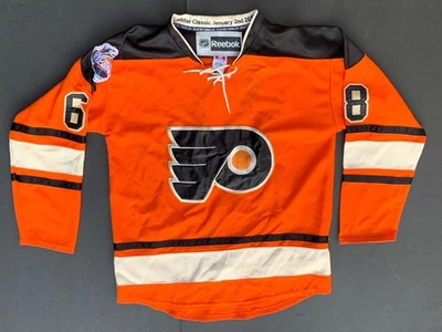 Reebok Philadelphia Flyers #68 Jaromir Jagr Jersey Winter Classic 2012 Mens 50 - Image 1 of 4