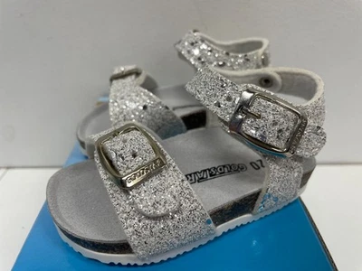 Sandali Bambina Goldstar GS8846X Glitter Bianco Taglia 20 (UK 4 / US 5) - Immagine 1 di 4