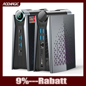 ACEMAGIC S3A 4K Gaming Mini PC AMD Ryzen 7 5825U 32GB DDR4 1TB SSD Win11 Pro - Bild 1 von 11