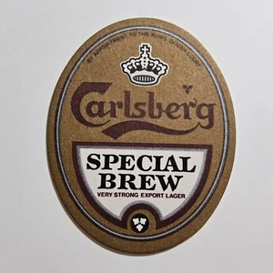 Carlsberg Special Brew Beer Coaster Barware Danish Lager Advertising - Picture 1 of 3