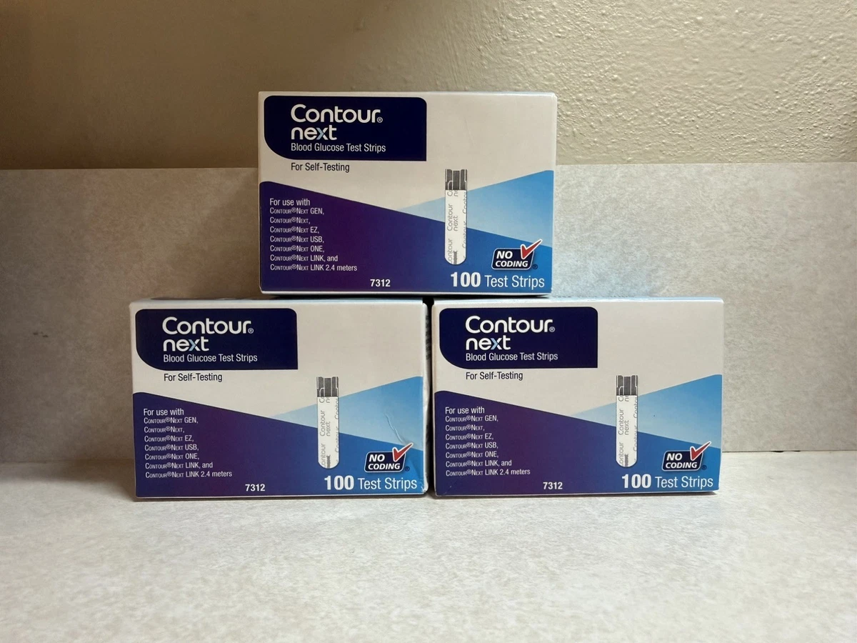 Contour Next Teststreifen – 300 Stück, Für Präzise Blutzuckermessung