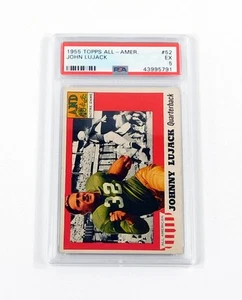 1955 Topps All-American Football John Lujack #52 PSA 5 Ex - Picture 1 of 2