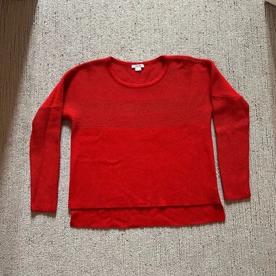 Hermoso Suéter HELMUT LANG Rojo Cereza Talla M $445 Foto 1 de 2