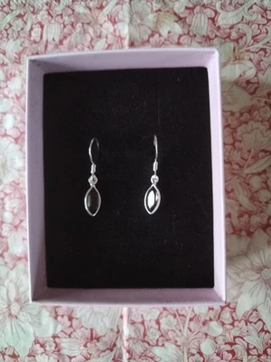 Ohrringe Hänger Silber 925 mit Peridot - Bild 1 von 2