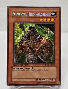Elemental Hero Wildheart EHC2-EN003 Secret Rare Limited Edition Yugioh 7818 - Picture 1 of 13