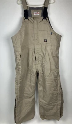 Walls FR Insulated Bib Overalls 2X Large Regular Khaki ATPV 37.5 Arc Rated NWT - Image 1 of 4