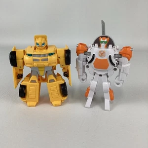 Playskool Heroes Transformers Rescue Bots Blades Bumblebee 5" Action Figures Lot - Picture 1 of 8