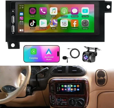 For 1975-2002 Chrysler Jeep Dodge Plymouth 2+32G CarPlay Car Stereo Radio GPS - Image 1 of 4