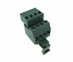 4-Pin 5.08mm Screw Terminal Block Plug Shrouded - Din Rail Mount Type - Picture 1 of 1