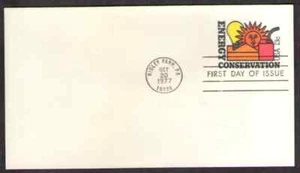 US. U584. 13c. Energy Issue. Size 12 6 1/2" x 3 5/8" Plain. FDC. MNH. 1977 - Picture 1 of 1