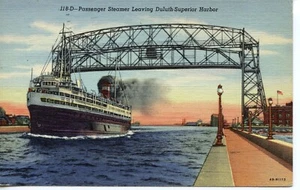 PASSENGER STEAMER, DULUTH, MN - PC489 - Picture 1 of 2