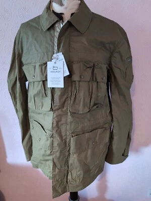 Woolrich multi pocket silverbrow field jacket in green Size large bnwt  - Image 1 of 4