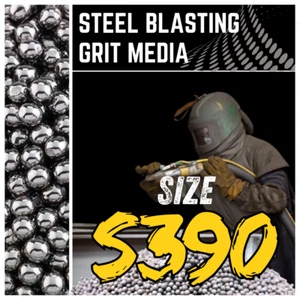 Steel Blasting Grit Media - Size s390 - Picture 1 of 7