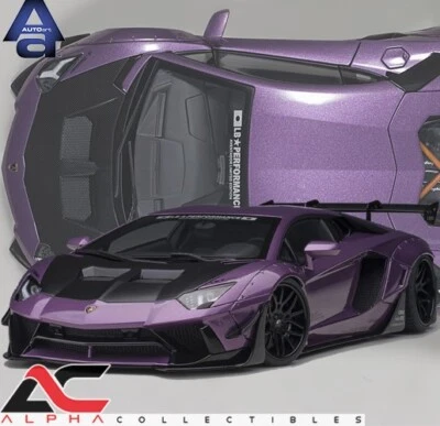 AUTOART 79242 1:18 LIBERTY WALK LB-WORKS LAMBORGHINI AVENTADOR VIOLA SE30/CARBON - Image 1 of 4