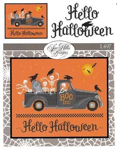 Hello Halloween by Sue Hillis cross stitch pattern - Picture 1 of 1